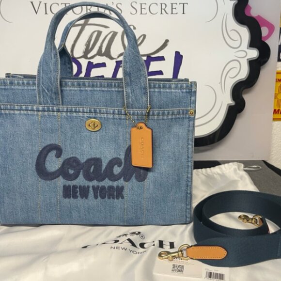 Coach Handbags - Coach medium denim tote